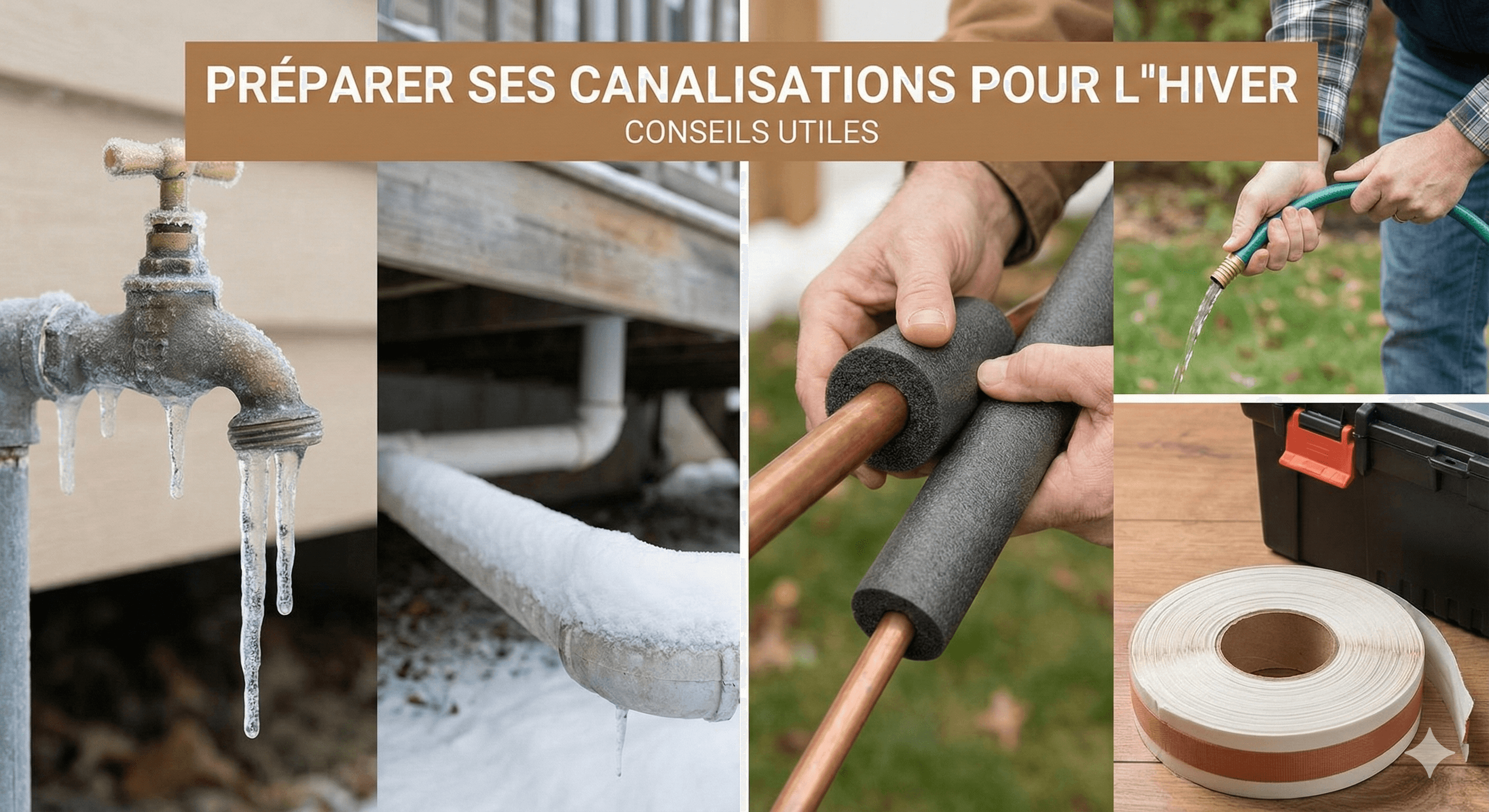 Préparer vos canalisations pour l’hiver : conseils utiles