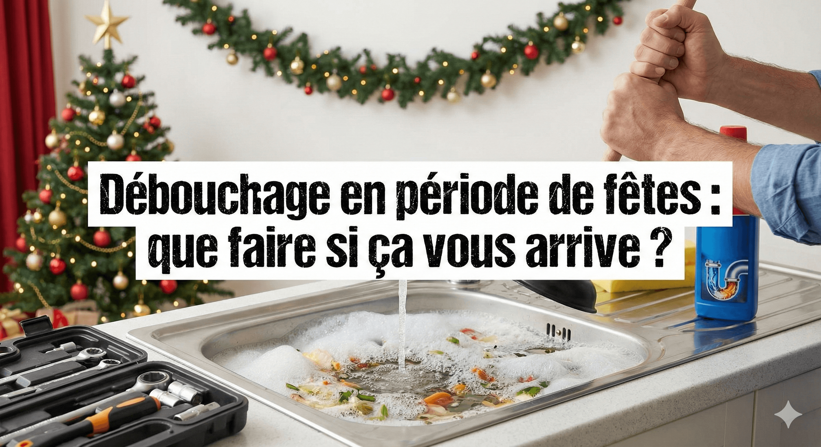 Débouchage en période de fêtes : que faire si ça vous arrive ?